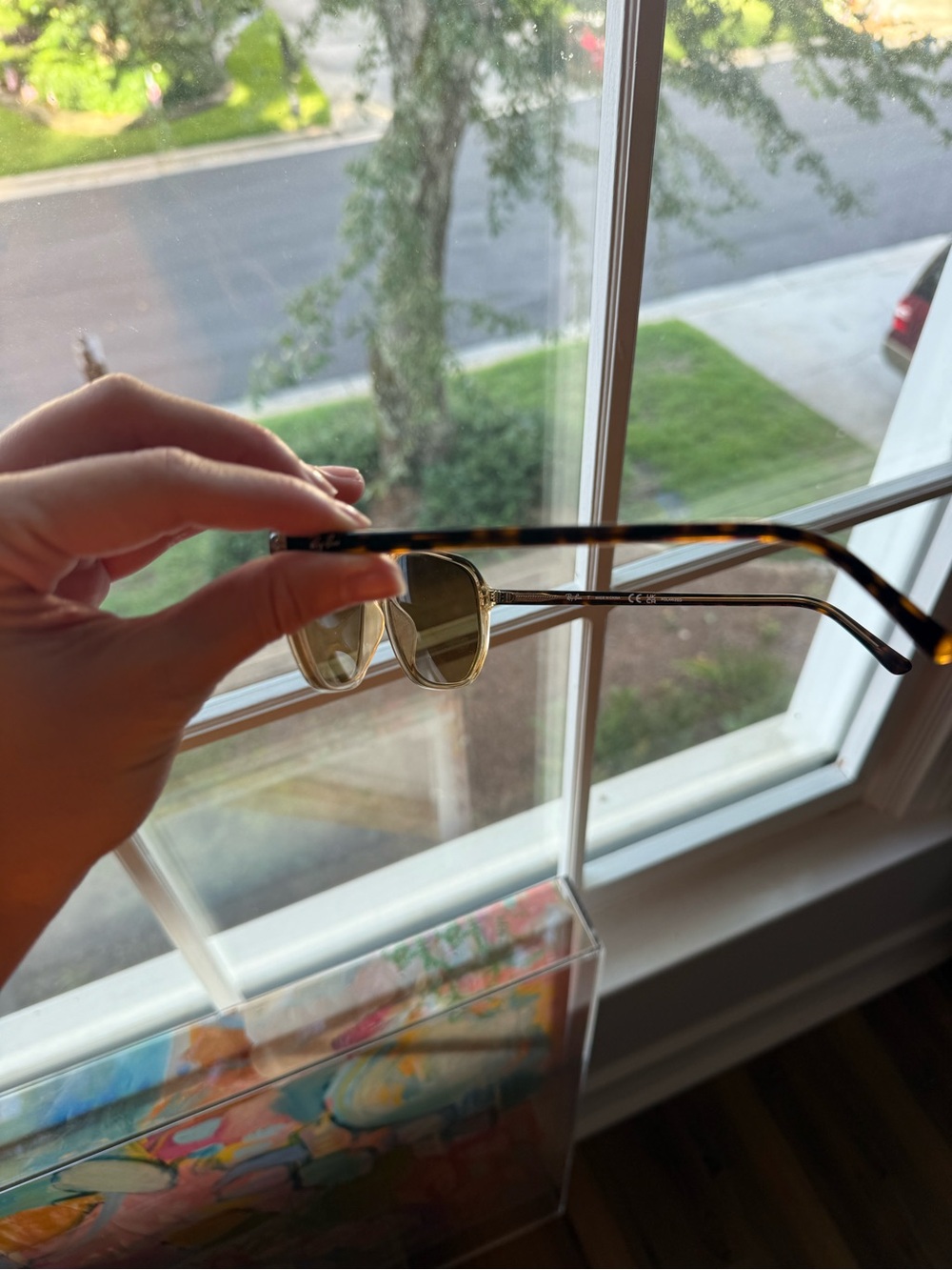 Ray-Ban Brown Tortoise Aviator Sunglasses - Picture 3 of 5